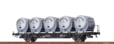  49136 - H0 - Behältertragwagen Von Haus zu Haus, DB, Ep. III